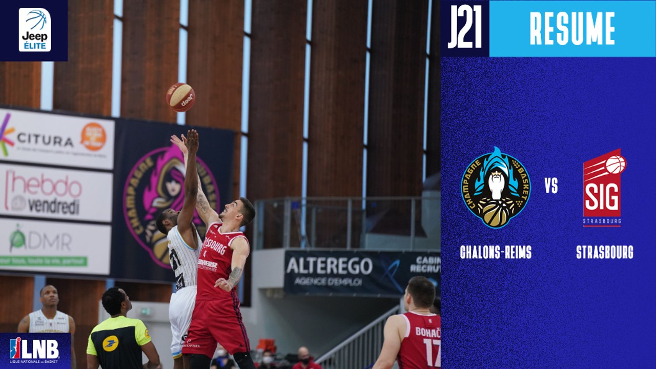 Chalons-Reims vs. Strasbourg (72-79) - Résumé - 2020/21