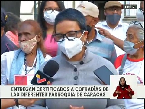 Alcaldía de Caracas entrega certificados a Cofradías Sanjuaneras en vísperas del Bicentenario