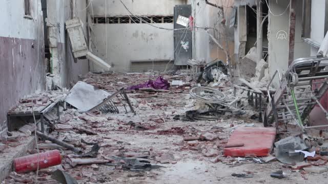 .AFRİN- YPG/PKK'nın Afrin'de hastaneye düzenlediği saldırıda 13 sivil hayatını kaybetti, 27 sivil yaralandı (2)