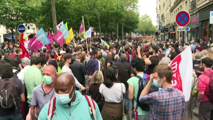Marcha por las libertades en Francia