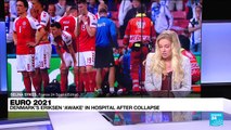 Denmark's Eriksen 'awake' after collapsing during Euro 2020