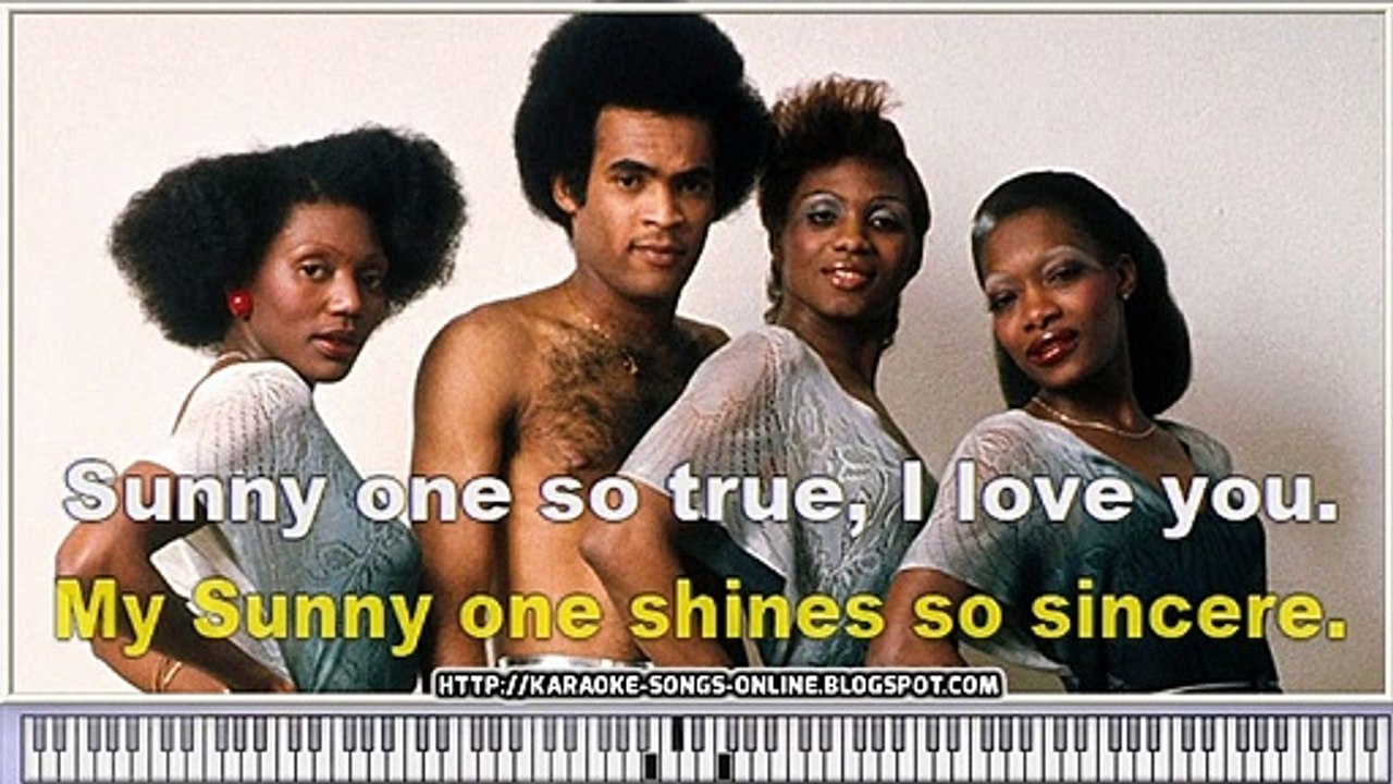 Boney M - Sunny - karaoke Instrumental Version with virtual piano & lyrics