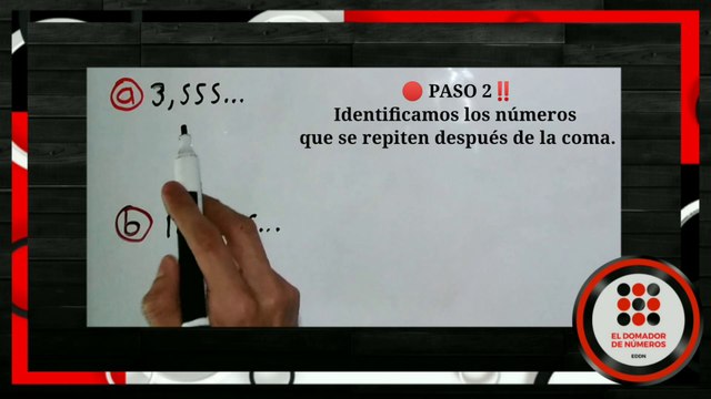 ♦️ CÓMO CONVERTIR UN DECIMAL INFINITO PERIÓDICO PURO EN UNA FRACCIÓN (Ejercicio 1) ♦️♦️