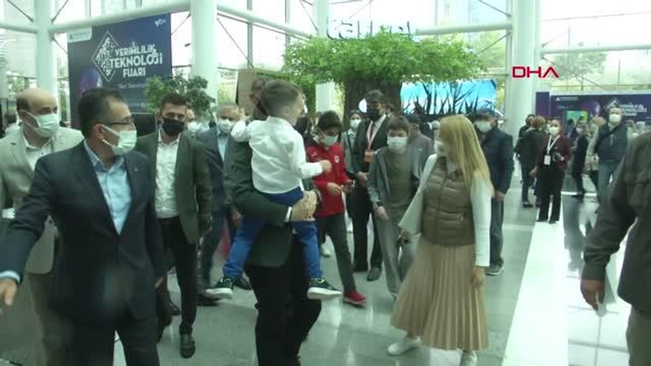 ANKARA BAKAN PAKDEMİRLİ, VERİMLİLİK VE TEKNOLOJİ FUARI'NI ZİYARET ETTİ