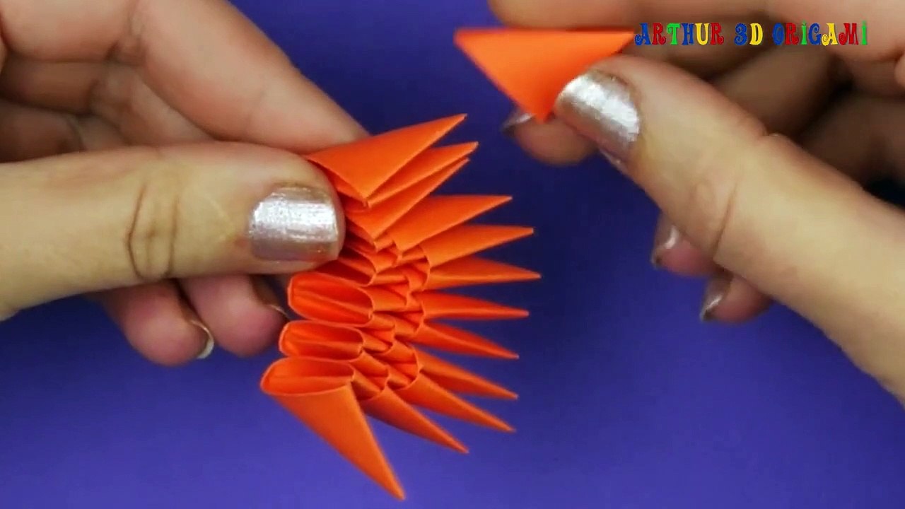 How To Make A Paper Among Us With One'S Own Hands. [3D Origami Tutorial]