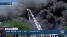 Residents look back on recycling plant fire near 35th Avenue and Buckeye one week later