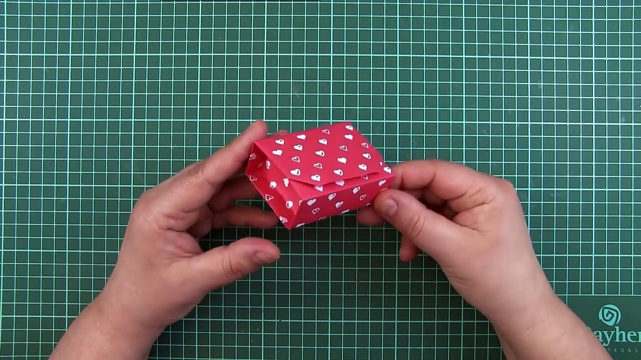 Geschenkbox Basteln / Origami Box Falten - Diy