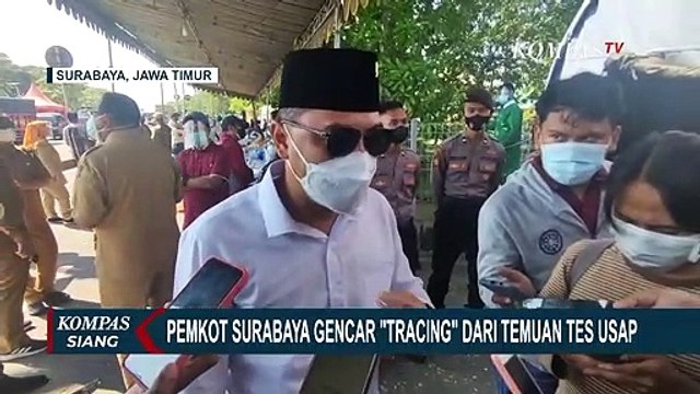 Pemkot Surabaya Gencarkan Tes Swab Massal di Pos Penyekatan Jembatan Suramadu
