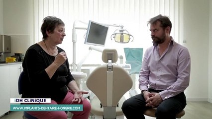 Refaire toutes les dents - Etape finale : Pose des prothèses dentaires clipsées sur implants - iDH Clinique Hongrie Dr SZREBRO