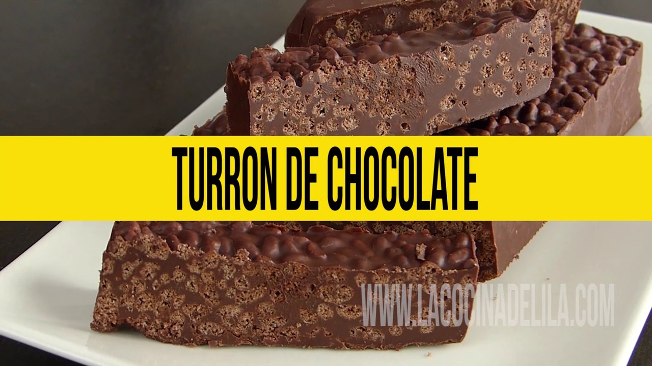 Cómo hacer turrón de chocolate ✅