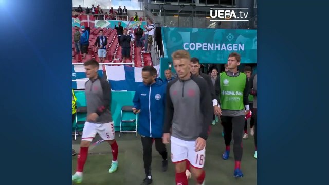 Le jouer de football danois Christian Eriksen toujours hospitalisé dans un état stable