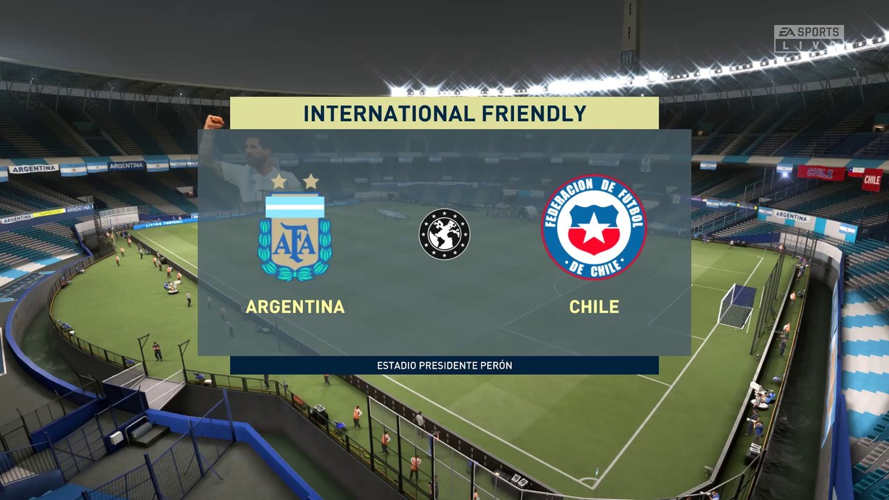 FIFA 21 4K GAMEPLAY || COPA AMERICA ARGENTINA VS CHILE GAMEPLAY || FIFA 21