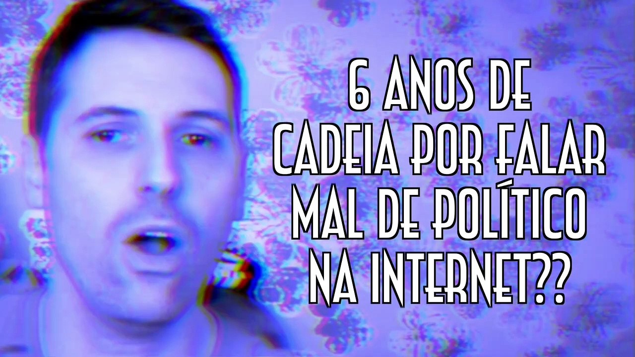 6 anos de cadeia por falar mal de político na internet?? - EMVB - Emerson Martins Video Blog 2015