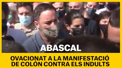 Abascal, ovacionat a la manifestació de Colón