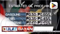 Panibagong oil price hike, ipatutupad ng ilang kumpanya ng langis sa papasok na linggo