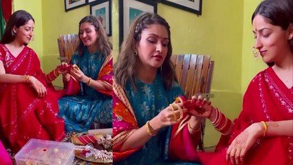 Yami को बहन Surilie Gautam ने पहनाया था चूड़ा, Video हुआ Viral | FilmiBeat
