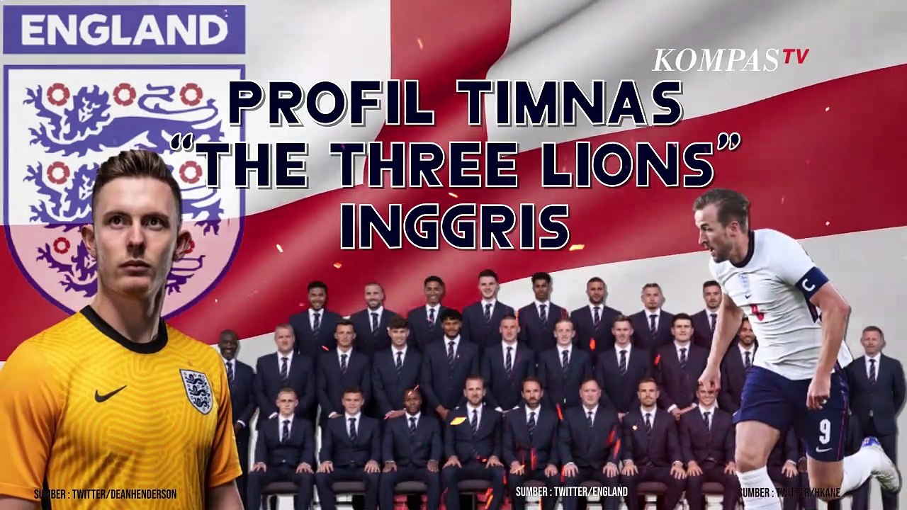 Piala Eropa 2020: Profil Singkat Timnas Inggris