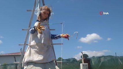 Kargaları kaçırmak isterken herkesi korkuttu