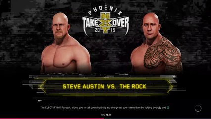 The Rock Vs Stone Cold  WWE 2K20 - GAMEPLAY