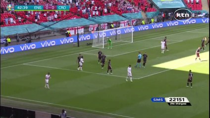 Croatia's Caleta-car gets a yellow card