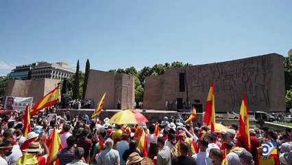 Intervención de Rosa Díez en la Plaza de Colón
