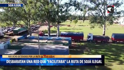 Desbaratan una red que facilitaba la ruta de soja ilegal