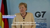 Merkel says Biden brought 'new momentum' to G7 talks