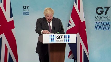 Boris Johnson pledges one billion vaccinations