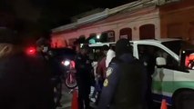 Traslado de Luis Dicent y los demás detenidos por el fraude en la Lotería a la cárcel preventiva del Palacio de Justicia