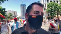 Manifestació a la plaça Colón de Madrid · Ruben