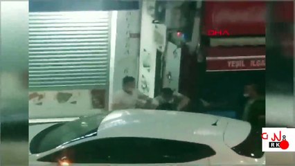 Kaza sonrası birbirlerine girdiler