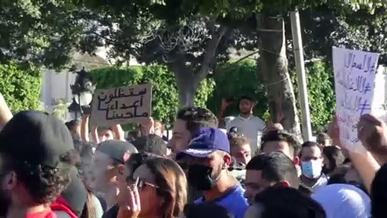 Manifestation contre les violences policières en Tunisie
