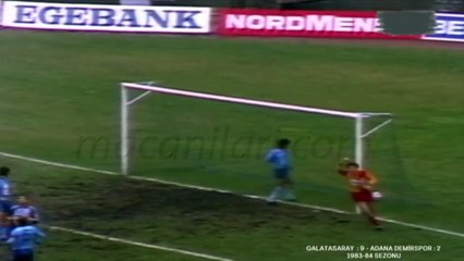 Galatasaray 9-2 Adana Demirspor [HD] 10.12.1983 - 1983-1984 Turkish 1st League Matchday 15