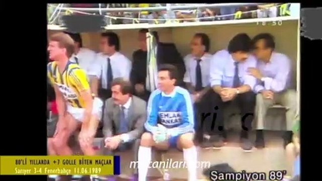 Sarıyer 3-4 Fenerbahçe [HD] 11.06.1989 - 1988-1989 Turkish 1st League Matchday 38 (Ver. 2)
