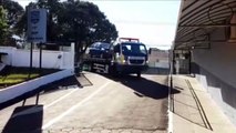 Corsa com registro de furto é localizado pela PM no Bairro Santa Felicidade