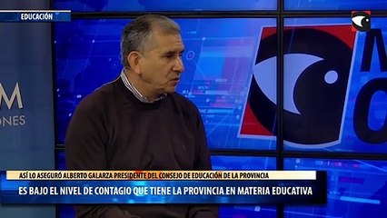 Es bajo el nivel de contagio que tiene la provincia en materia educativa