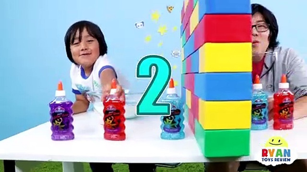 Twin Telepathy Slime Challenge Ryan Vs. Daddy!