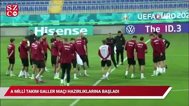 A Milli Takım, Galler maçı hazırlıklarına başladı