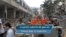 Al menos 12 muertos tras explosión de tubería de gas en China
