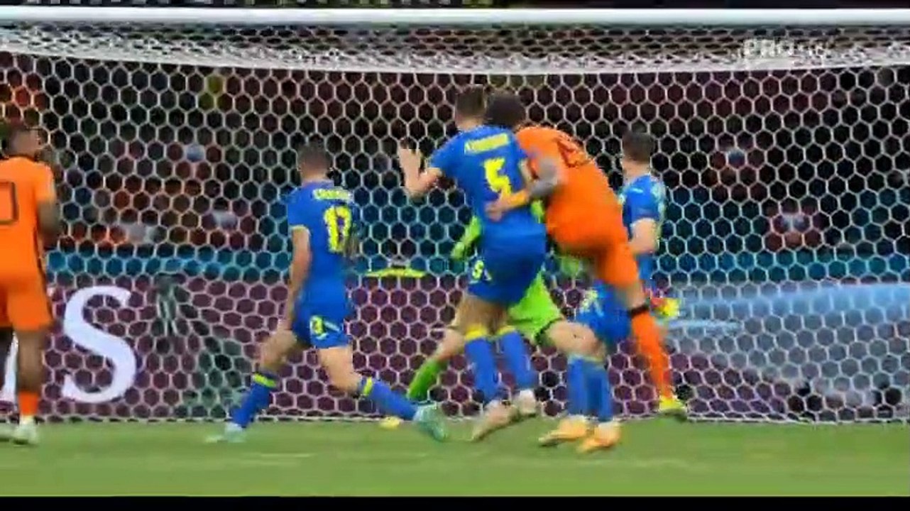 euro 2020 group c match 2 - ukraine vs netherlands second half