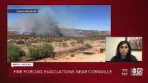 Crews battling Cornville Fire burning south of Sedona