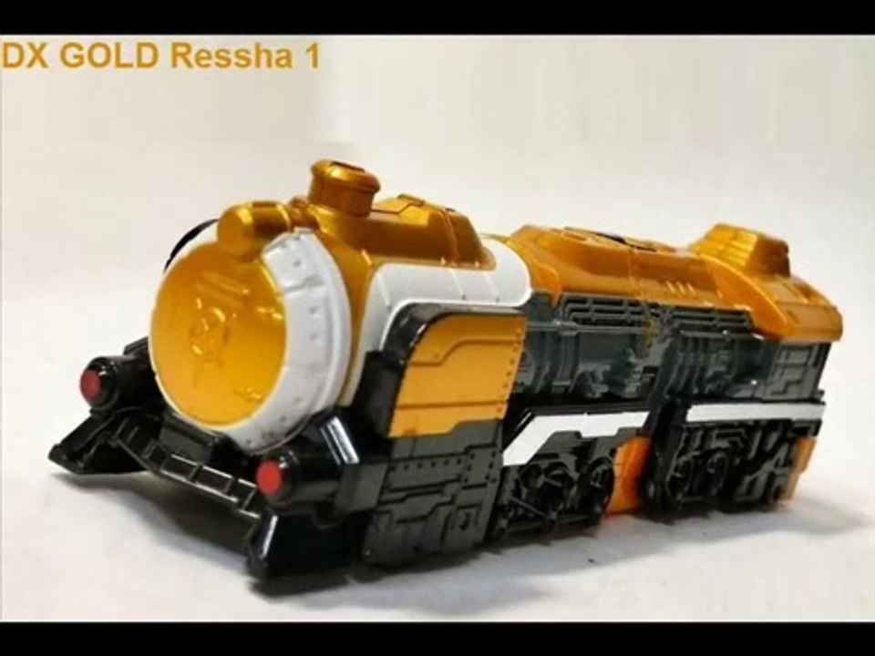 DX Power Ranger Train Force Train King Gold & EX Gattai Ressha Sentai ToQger 2014