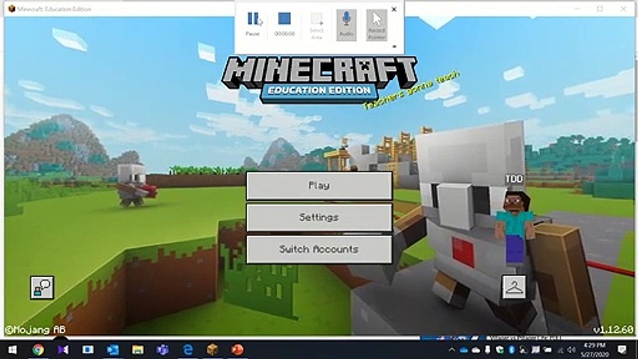 Making A Moving Car In Minecraft Education Edition