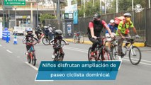 Se amplía paseo ciclista dominical de 32 a 50 km en CDMX