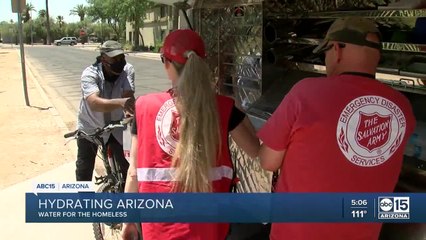 Salvation Army drives mobile hydration unit throughout the Valley