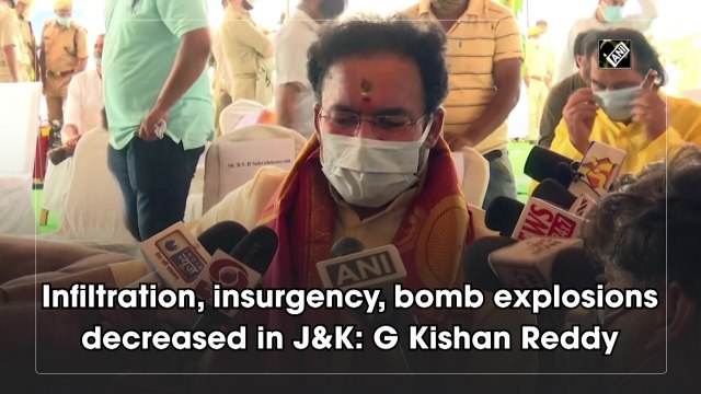 Infiltration, insurgency, bomb explosions decreased in J&K: G Kishan Reddy