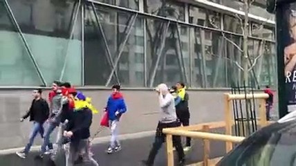 PKK'lı hain teröristlerin Azerbaycanlılara saldırısı ve kaçma anları!