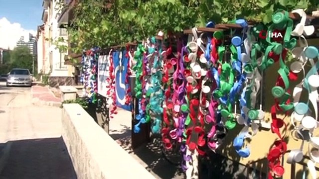 Dede ve torunun mavi kapak kampanyasına hırsız engeli...Hırsızlar 30 engellinin hayalini çaldı