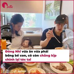 Từ ngày có con Đông Nhi ăn uống khó khăn