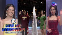 Kapuso artists serve as NCAA flag bearers, muses in Season 96 Opening Ceremony | Rise Up Stronger